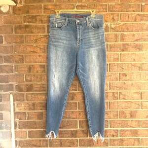 Lucky Brand Sz 14/32 A Bridgette High Rise Skinny Jeans distressed